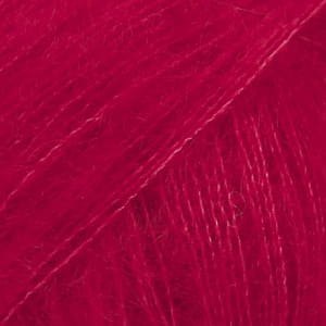 Włóczka DROPS Kid-Silk 14 czerwony - 75% moher, 25% jedwab