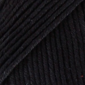 Włóczka DROPS Muskat 17 czarny - 100% bawełna merceryzowana