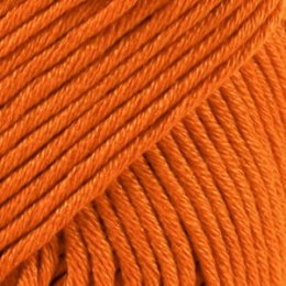 Włóczka DROPS Muskat 49 ciemnopomarańczowy - 100% bawełna merceryzowana