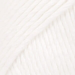 Włóczka DROPS Paris 16 biały - 100% bawełna