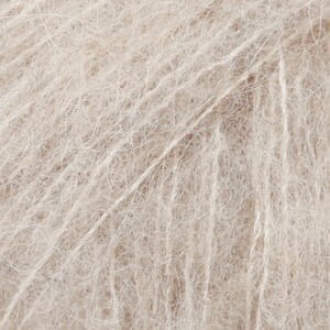 Włóczka DROPS Brushed Alpaca Silk 04 jasny beż - 77% alpaca, 23% jedwab