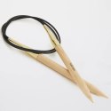 3,5 mm 40 cm | Druty na żyłce KnitPro Basix Birch | drewniane