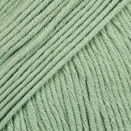 Włóczka DROPS Safran 04 zielony - 100% bawełna