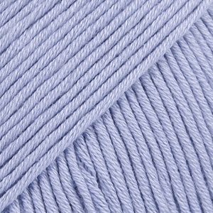 Włóczka DROPS Safran 05 niebiesko fioletowy jasny - 100% bawełna