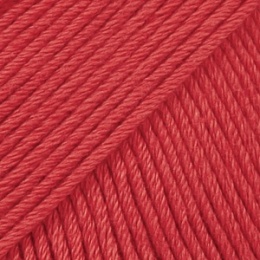 Włóczka DROPS Safran 19 czerwony - 100% bawełna